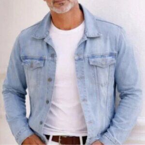 INDUSTRIAL EXCHANGE Vintage Jean Jacket - Large